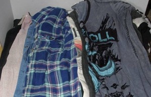 lot 79 image: Womens t shirts and long sleeve shirts sizes L and XL