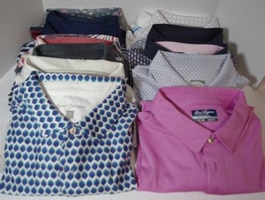 lot 83 image: Like New Mens Golf shirts size XL ( very nice name brand)