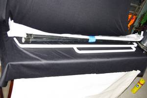 lot 116 image: Misc curtain and shower rods