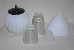 lot 129 image: Light fixture covers