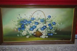 lot 212 image: Vintage framed artwork