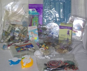 lot 277 image: Craft and bead making supplies