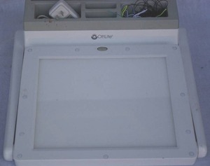 lot 294 image: OttLite LED light box and task light station-tested and working
