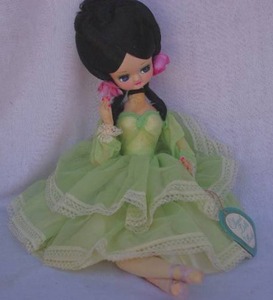 lot 296 image: Vintage Bradley Big Eyed Doll