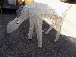 lot 107 image: Mesh deer