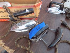 lot 10 image: Vintage Irons