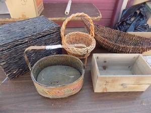 lot 129 image: baskets