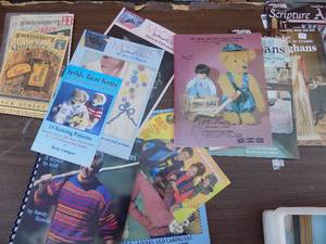 lot 135 image: Knitting patterns