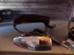 lot 150 image: Vintage irons x 2