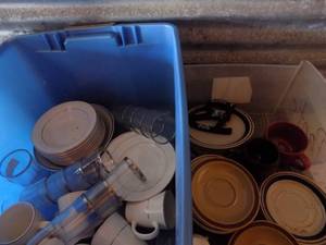lot 35 image: Totally Today Harvest collection Plates, bowls, saucers cups and glasses