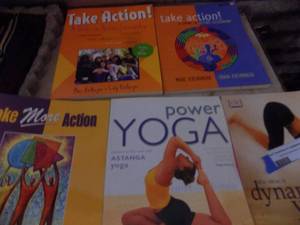 lot 152 image: Books- Take action yoga