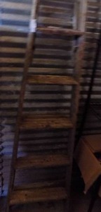 lot 159 image: 6  wooden step ladder