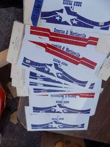 lot 190 image: Im darn proud of America License plates x 9