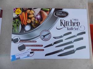 lot 60 image: Kentucky cutlery  7 piece knife  set NIB