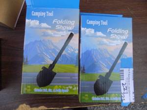 lot 221 image: Camping tool shovel x 2  NIB