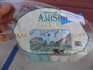 lot 53 image: Petershon Amish soap 5 bars   NIP