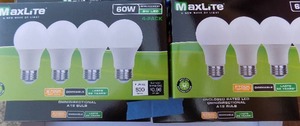 lot 230 image: MAXLITE 600W13 xx LED 4 bulbsper box QTY 2 boxes