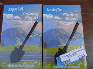 lot 233 image: Camping tool shovel x 2  NIB
