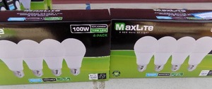 lot 45 image: Maxlite 100W13 x LED 4 bulbsper box ty 2 boxes