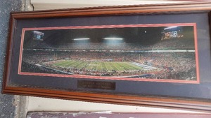 lot 5 image: Photo- Denver Broncos Super bowl Champions XXXIII Framed 19x44