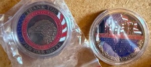 lot 255 image: VETERAN CHALLENGE COINS QTY 2 THANK YOU FOR YOUR SERVICE