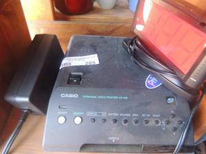 lot 205 image: CASIO PERSONAL VIDEO PRINTER VG 100