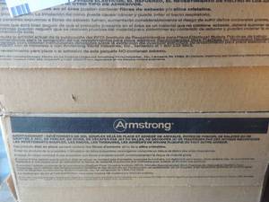 lot 76 image: CERAMIC TILE  BY ARMSTONG  2 CASES.  & SUBWAY TILE
