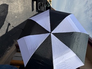 lot 30 image: LARGE BLACK WHITE UMBRELLA - W BAG NEW BY GOGO