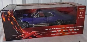lot 10 image: American Muscle 118 Scale Xander Cages 1967 Pontiac GTO From xXx Movie