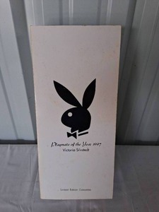 lot 11 image: 1997 Playboy Playmate of the Year Victoria Silvstedt Collector Doll with COA---16 Inches