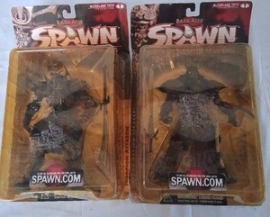 lot 13 image: Dark Ages Samurai Spawn Action Figures