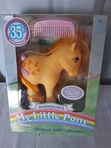lot 40 image: My Little Pony 35th Anniversary Butterscotch Figure