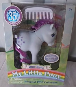 lot 45 image: My Little Pony 35th Anniversary Blue Belle Figure