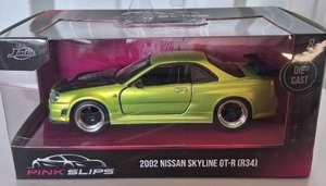 lot 60 image: Pink Slips 132 Scale 2002 Nissan Skyline GT-R (R34)