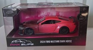 lot 74 image: Pink Slips 132 Scale 2024 Ford Mustang Dark Horse