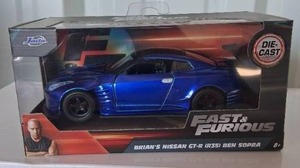 lot 78 image: Fast & Furious 132 Scale Brians Nissan GT-R (R35) Ben Sopra