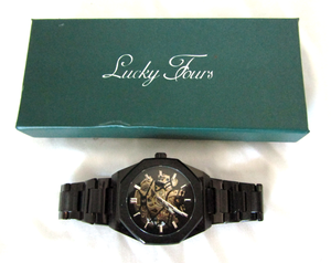 lot 502 image: Lucky Fours mens automatic movement wrist watch