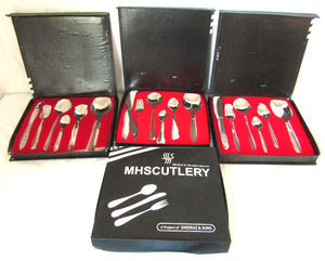 lot 551 image: NEW MHS Cutlery silverware sets (Bid is times the quantity of 4 sets)