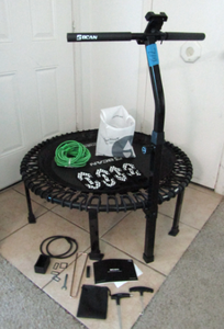 lot 612 image: Bcan Fitness trampoline with accessories