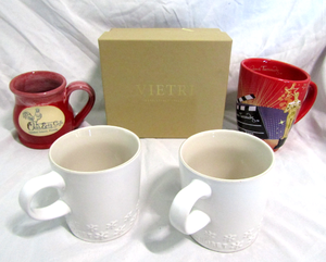 lot 622 image: Le Creuset coffee mugs plus