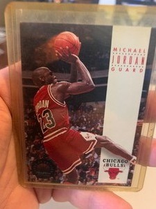 lot 12 image: 1993-94 SKYBOX # 23 MICHAEL JORDAN CARD #45  CHICAGO BULLS
