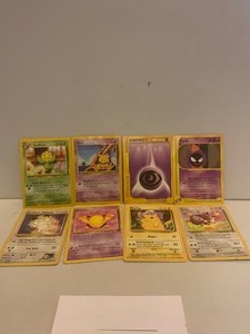 lot 38 image: $ VINTAGE POKMON CARD LOT  8 CARDS  NEO  GYM  TEAM ROCKET ERA