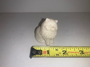 lot 56 image: VINTAGE ITALIAN ALABASTER PERSIAN CAT FIGURINE
