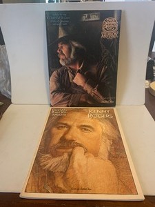 lot 120 image: VINTAGE KENNY ROGERS SONGBOOK LOT  GIDEON & LOVE WILL TURN YOU AROUND  2 BOOKS