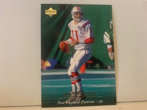 lot 248 image: DREW BLEDSOE NEW ENGLAND PATRIOTS QB #11  UPPER DECK FOOTBALL CARD