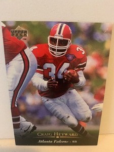 lot 235 image: CRAIG IRONHEAD HEYWARD ATLANTA FALCONS RB #34  UPPER DECK FOOTBALL CARD