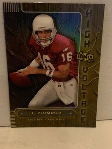 lot 215 image: JAKE PLUMMER UD IONIX HIGH VOLTAGE  ARIZONA CARDINALS