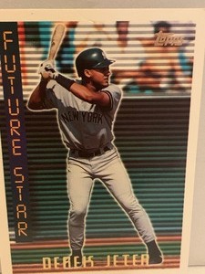 lot 134 image: 1994 TOPPS DEREK JETER FUTURE STAR  NEW YORK YANKEES BASEBALL CARD
