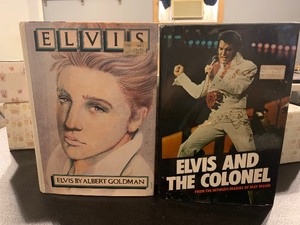 lot 252 image: ELVIS PRESLEY BOOK LOT  ELVIS BY ALBERT GOLDMAN & ELVIS AND THE COLONEL  2 BOOKS