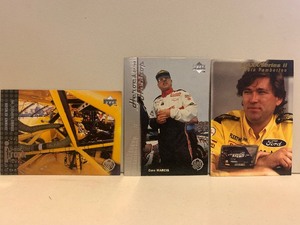 lot 288 image: NASCAR RACING CARD LOT  DAVE MARCIS, ROBIN PEMBERTON & INSIDE THE TRACK  3 CARDS